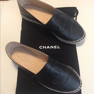 CHANEL Espadrilles 38M (8M)